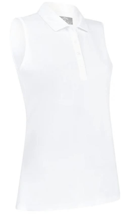 Callaway Tournament Sleeveless dampolo, bright white