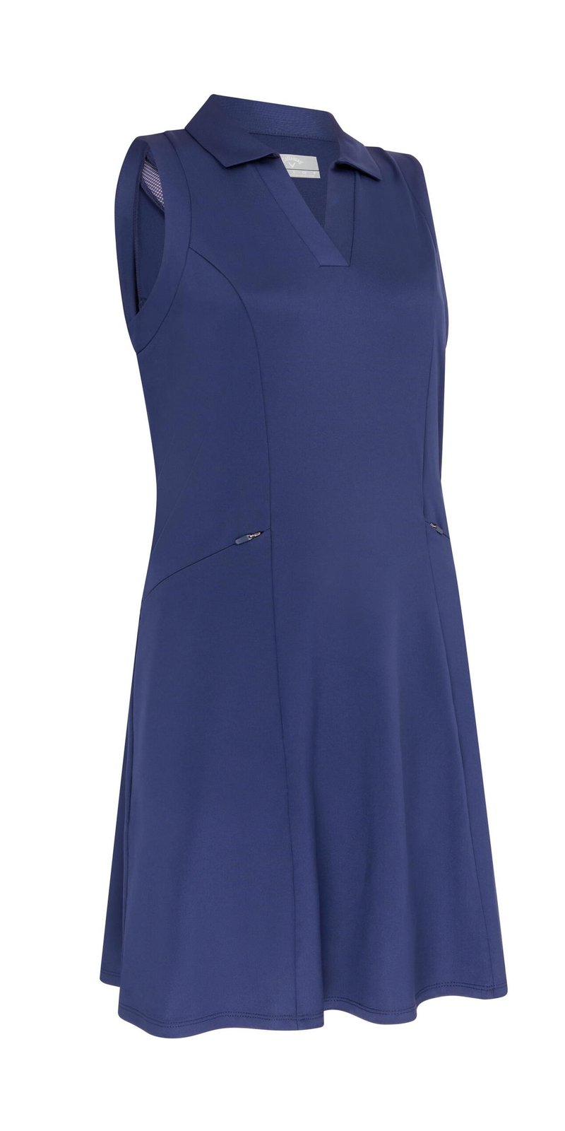 Callaway Flounce Dress with Mesh damklänning, peacoat