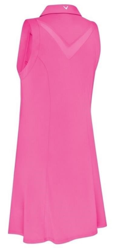Callaway Flounce Mesh damklänning, cheeky pink