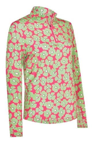 Callaway Floral Printed Sun Protection damtopp, cheeky pink