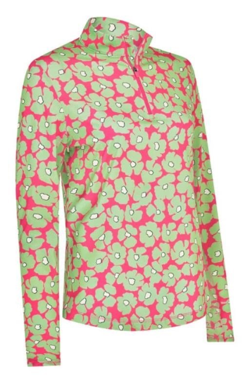 Callaway Floral Printed Sun Protection damtopp, cheeky pink