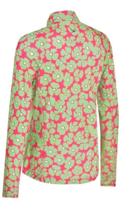 Callaway Floral Printed Sun Protection damtopp, cheeky pink