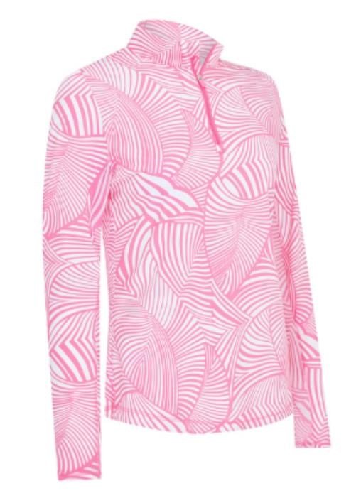 Callaway Stencil Floral damtröja, cheeky pink