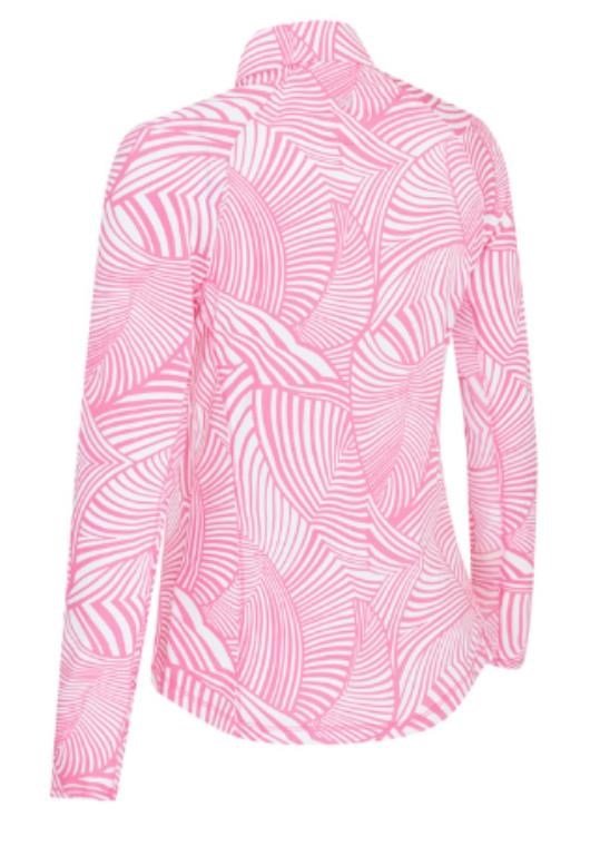 Callaway Stencil Floral damtröja, cheeky pink