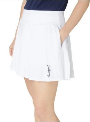 Callaway 16" Pleated damgolfkjol, brilliant white