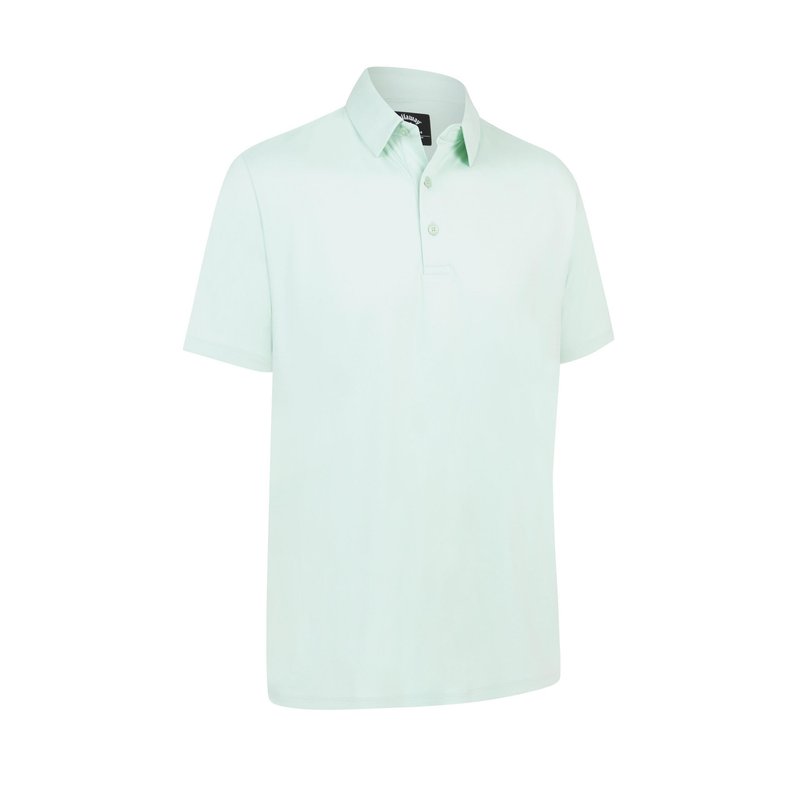 Callaway Premium Jacquard herr polo, birds egg green