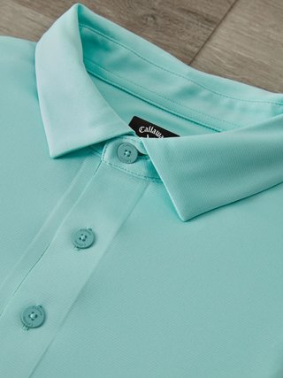 Callaway Premium Jacquard herr polo, birds egg green