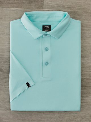 Callaway Premium Jacquard herr polo, birds egg green