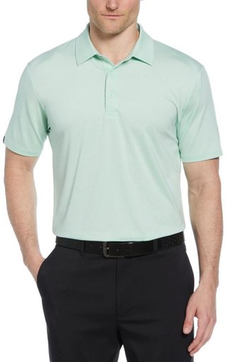 Callaway Premium Heathered herr polo, birds egg green heather