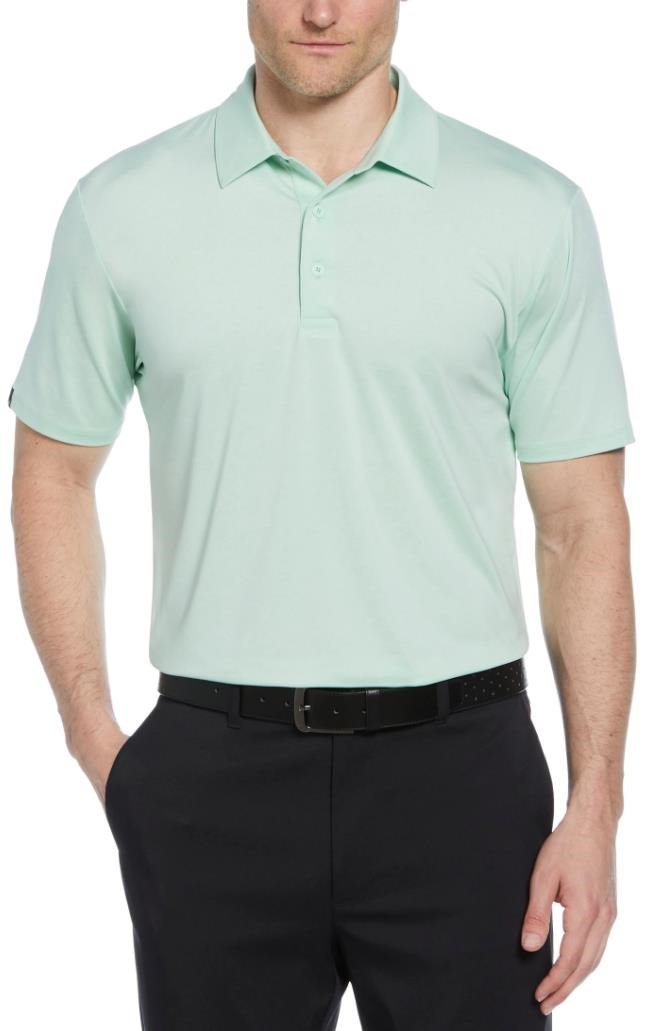Callaway Premium Heathered herr polo, birds egg green heather