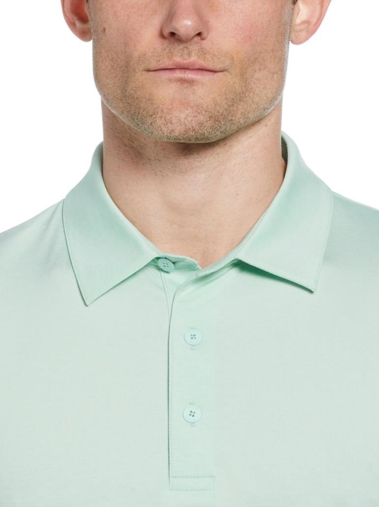 Callaway Premium Heathered herr polo, birds egg green heather