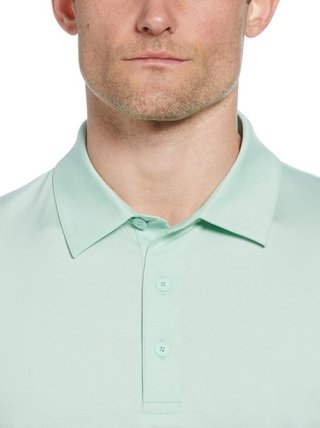 Callaway Premium Heathered herr polo, birds egg green heather