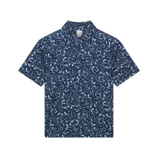 Callaway Floral Print junior polo, peacoat