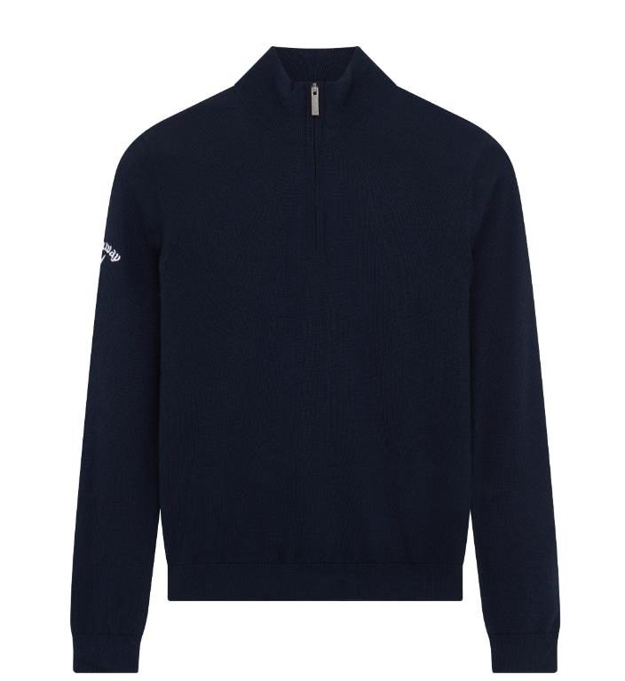 Callaway 1/4 Zip junior golftröja, marinblå