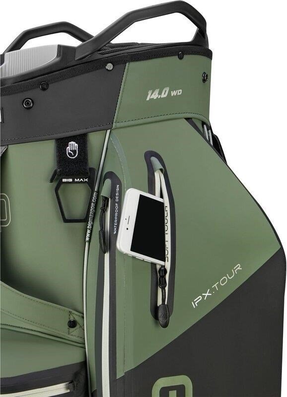 Big Max AQUA IPX.Tour cart bag, olive green/black