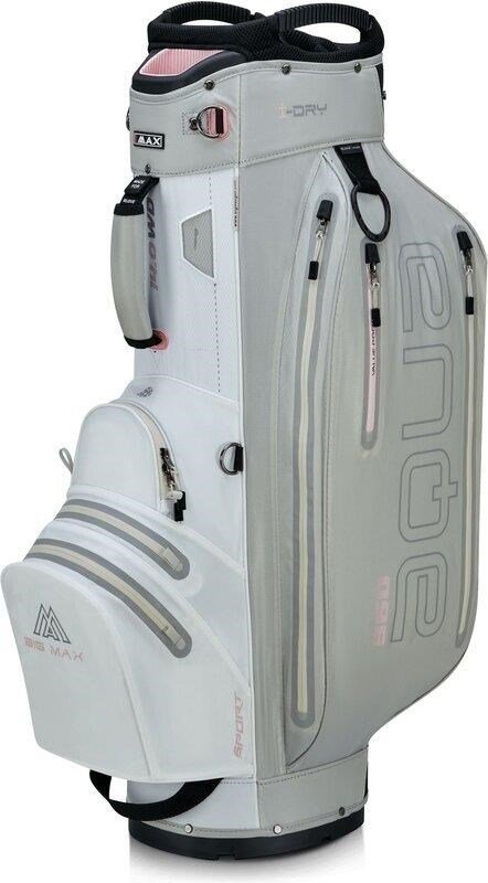 Big Max AQUA Sport 360 cart bag, white/grey/pink