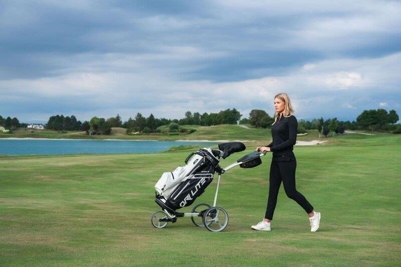 Big Max Dri Lite Sport 3 cart bag, svart/taupe