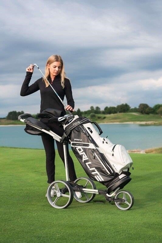 Big Max Dri Lite Sport 3 cart bag, svart/taupe