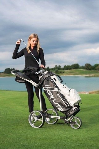 Big Max Dri Lite Sport 3 cart bag, svart/taupe