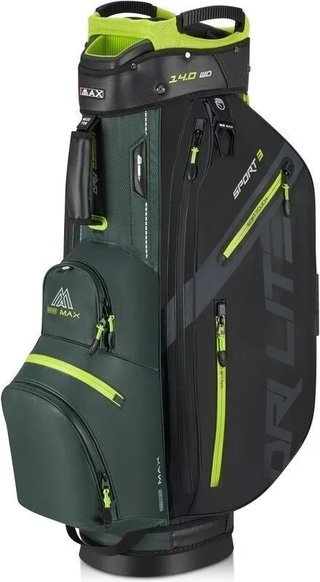 Big Max Dri Lite Sport 3 cart bag, forest green/black/lime