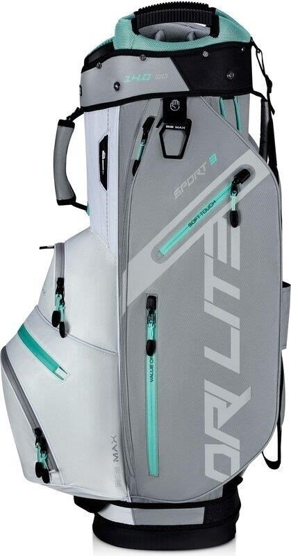 Big Max Dri Lite Sport 3 cart bag, grey/white/mint