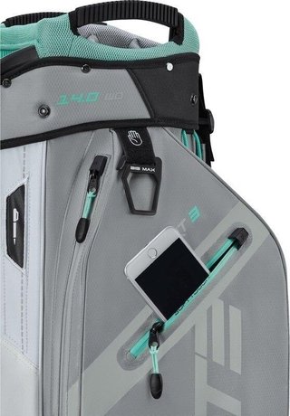 Big Max Dri Lite Sport 3 cart bag, grey/white/mint