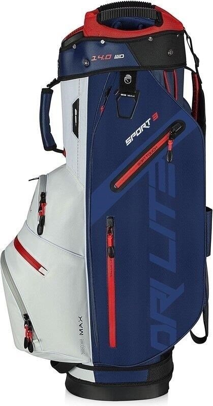 Big Max Dri Lite Sport 3 cart bag, navy/white/red