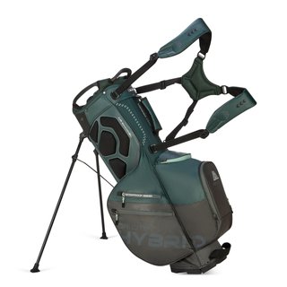 Big Max Dri Lite Hybrid Plus stand bag, forest green/charcoal
