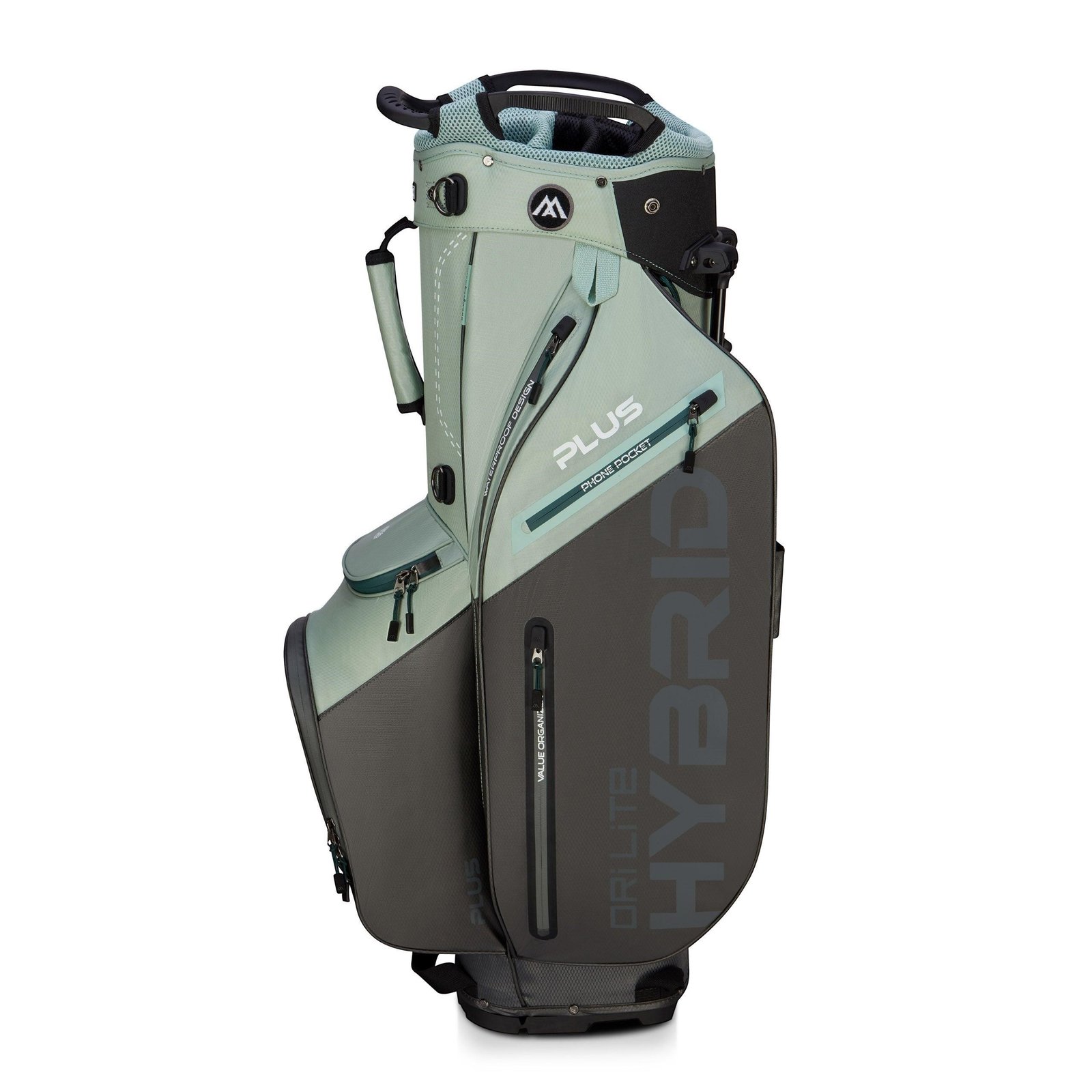 Big Max Dri Lite Hybrid Plus ställbag, mint/charcoal
