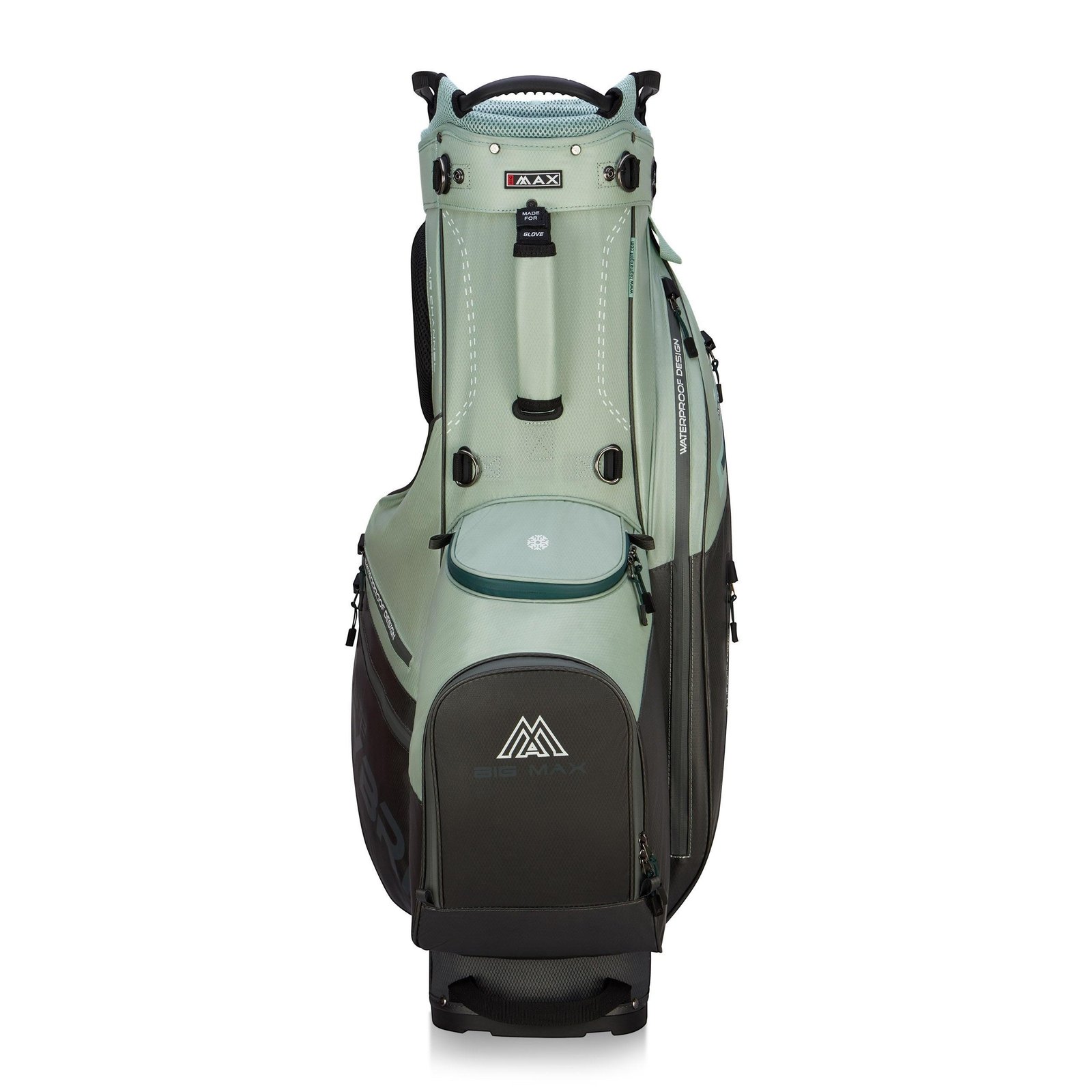Big Max Dri Lite Hybrid Plus ställbag, mint/charcoal