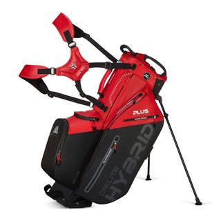 Big Max Dri Lite Hybrid Plus stand bag, röd/svart
