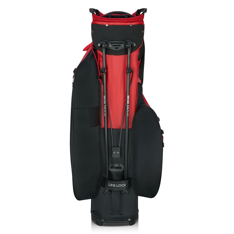 Big Max Dri Lite Hybrid Plus stand bag, röd/svart