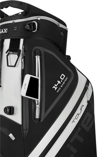 Big Max Dri Lite Hybrid Tour 2 stand bag, black/off white
