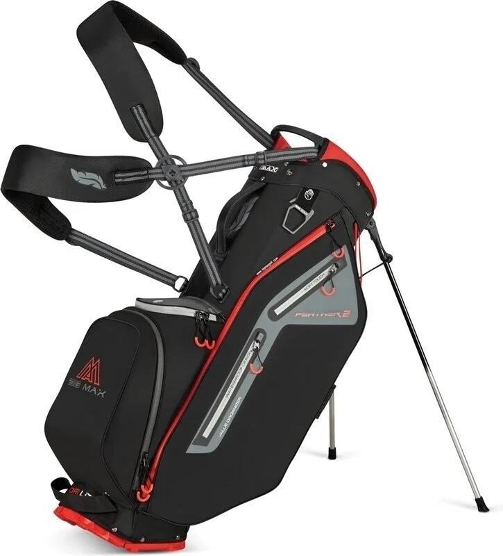 Big Max Dri Lite Feather 2 stand bag, black/red