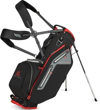 Big Max Dri Lite Feather 2 stand bag, black/red
