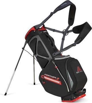 Big Max Dri Lite Feather 2 stand bag, black/red