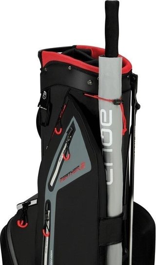 Big Max Dri Lite Feather 2 stand bag, black/red