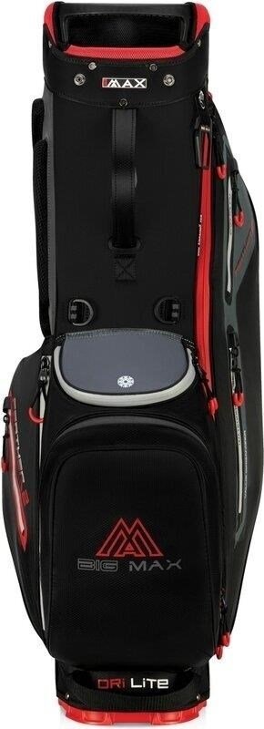 Big Max Dri Lite Feather 2 stand bag, black/red