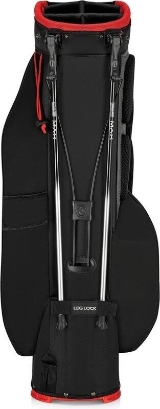 Big Max Dri Lite Feather 2 stand bag, black/red