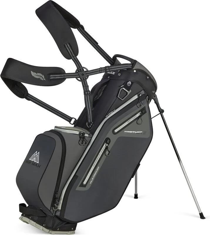 Big Max Dri Lite Feather 2 stand bag, grey/black