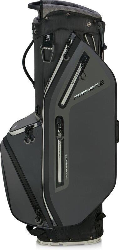 Big Max Dri Lite Feather 2 stand bag, grey/black