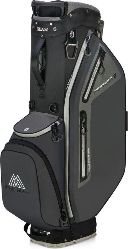 Big Max Dri Lite Feather 2 stand bag, grey/black