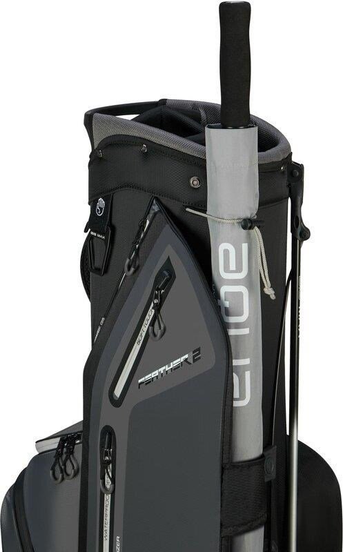 Big Max Dri Lite Feather 2 stand bag, grey/black