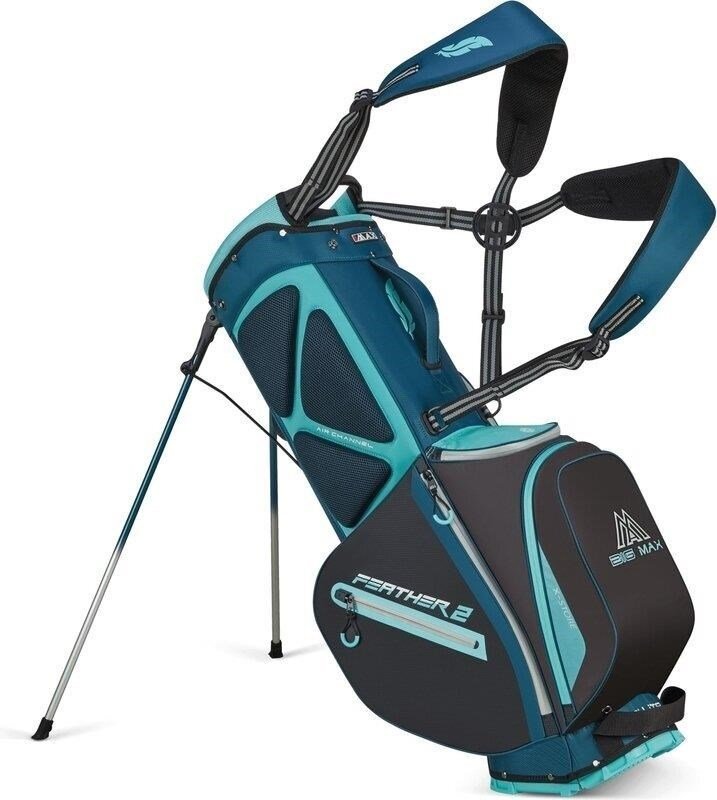 Big Max Dri Lite Feather 2 stand bag, steel blue/petrol/aquatic awe