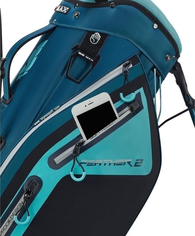 Big Max Dri Lite Feather 2 stand bag, steel blue/petrol/aquatic awe