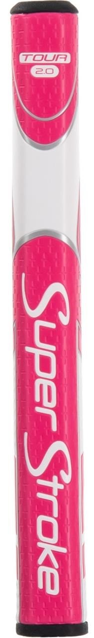 SuperStroke Zenergy Tour 2.0 putter grip, rosa/vit