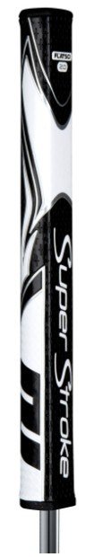 SuperStroke Zenergy Flatso 2.0 putter grip, svart/vit