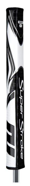 SuperStroke Zenergy Flatso 3.0 putter grip, svart/vit