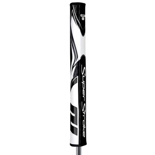 SuperStroke Zenergy Flatso 3.0 putter grip, svart/vit