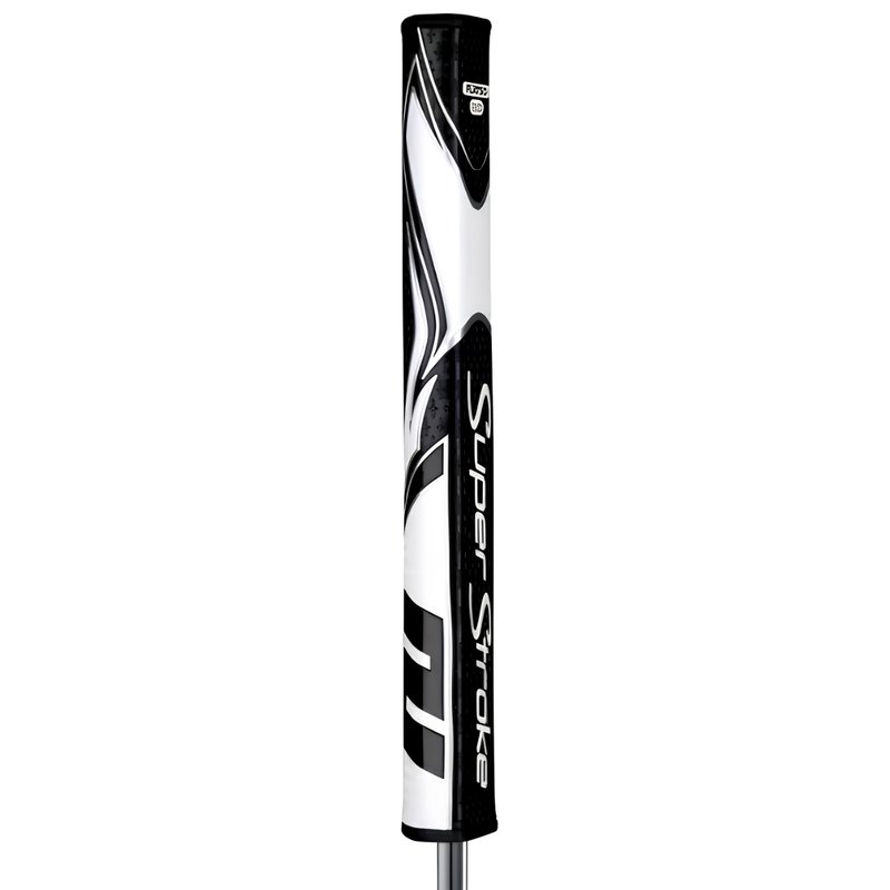 SuperStroke Zenergy Flatso 3.0 putter grip, svart/vit